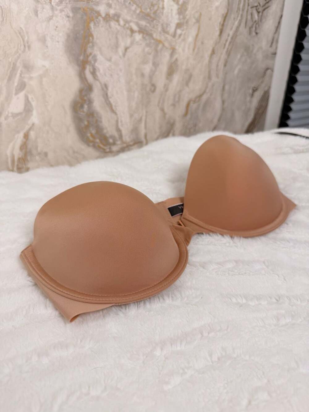 Victoria's Secret Multi-Way Strapless Bra Nude Beige 34C